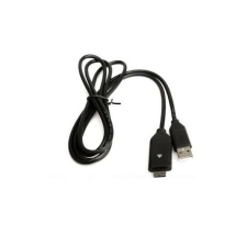 utángyártott Samsung Digimax ES73 készülékhez adatkábel (USB (Apa), Eszköz Specifikus, 150cm, Fekete) - Utángyártott kábel és adapter