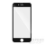 utángyártott Samsung G950 Galaxy S8, 5D Full Glue hajlított tempered glass kijelzővédő üvegfólia, fekete