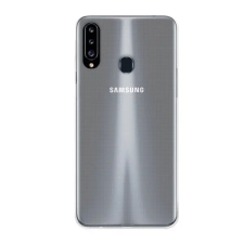 utángyártott Samsung Galaxy A20s SM-A207F, Szilikon tok, ultravékony, átlátszó tok és táska