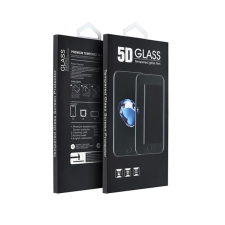 utángyártott Samsung Galaxy A24 5G/A25 5G 5D Full Glue hajlított kijelzővédő üvegfólia, fekete mobiltelefon kellék
