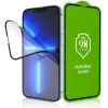 utángyártott Samsung Galaxy A32 4G SM-A325F, Kijelzővédő fólia, ütésálló fólia, Tempered Glass (edzett üveg), 5D, Full Glue, Nano Flexi Glass, fekete
