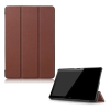 utángyártott Samsung Galaxy Tab S9 FE Plus (12.4) SM-X610 / X616B, mappa tok, Trifold, barna