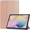 utángyártott Samsung Galaxy Tab S9 FE Plus (12.4) SM-X610 / X616B, mappa tok, Trifold, vörösarany