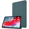 utángyártott Samsung Galaxy Tab S9 Plus 12.4 / Tab S10 Plus 12.4 SM-X810 / X816B / X820 / X826B, mappa tok, Trifold, sötétzöld