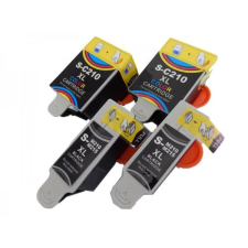 utángyártott Samsung INK-M210 helyettesítő 4 db tintapatron (Cián / Fekete / Magenta / Sárga) - Utángyártott nyomtatópatron & toner