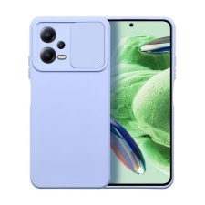 utángyártott Slide Xiaomi Redmi Note 12 5G, kameravédős szilikon tok, levendula (207426) (207426) tok és táska