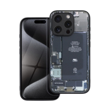 utángyártott Tech iPhone 14 Pro Max szilikon hátlap tok, szürke tok és táska