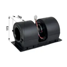 utángyártott Ventilátormotor teljes Case IH 355190A1 - 12 V autóalkatrész