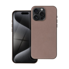 utángyártott Woven iPhone 15 Pro MagSafe szövet tok, barna tok és táska
