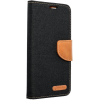 utángyártott Xiaomi 12 Lite, Oldalra nyíló tok, stand, Canvas Book, fekete