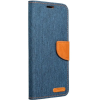 utángyártott Xiaomi 12 Lite, Oldalra nyíló tok, stand, Canvas Book, sötétkék