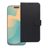 utángyártott Xiaomi Redmi Note 15 5G lopásgátló 4 kártyás RFID könyvtok fekete technikai szövet tok