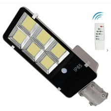  Utcai lámpa 300W 300 LED COB 6 kazettás napelemmel és távirányítóval kültéri világítás