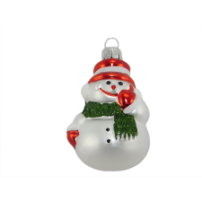  Üveg hóember fehér karácsonyfadísz