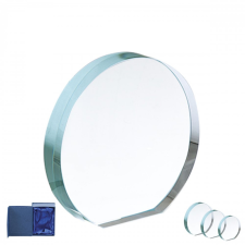  Üveg plakett kör 611 dekorációs kellék