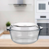  Üveg sütőtál BORCAM 3,15l, fedővel, kerek 3359013
