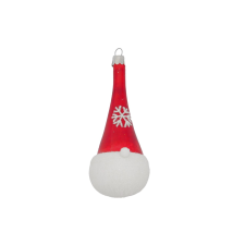  Üveg télapó forma karácsonyfadísz