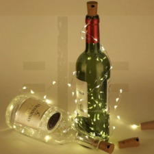  Üvegbe tehető ledsor dugóval party kellék