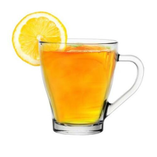 . Üvegbögre, 6 db-os szett, 25 cl "TeaTime" bögrék, csészék