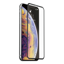Üvegfólia Huawei Y7 2019 - fekete Slim 3D üvegfólia mobiltelefon kellék