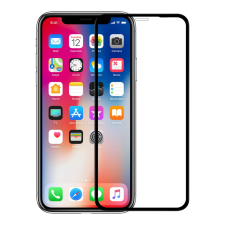  Üvegfólia iPhone XR fekete 3D üvegfólia mobiltelefon kellék