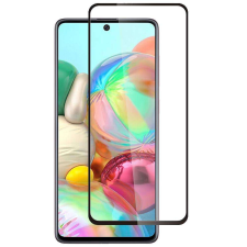 Üvegfólia Samsung Galaxy A03s - tokbarát Slim 3D üvegfólia fekete kerettel mobiltelefon kellék