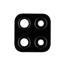  Üvegfólia Samsung Galaxy A12 - kamera üvegfólia, fekete mobiltelefon kellék