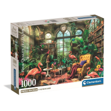  Üvegház Library 1000 db-os Compact puzzle Clementoni puzzle, kirakós