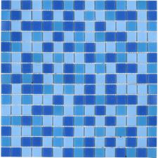  Üvegmozaik Premium Mosaic kék 33x33 cm matt MOS20MIX1HM csempe