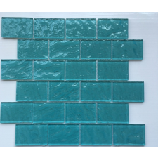  Üvegmozaik Premium Mosaic turquoise 30x30 cm fényes MOS4872TU csempe
