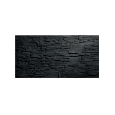 Üvegtábla mágneses 910x460x15 mm beton / pala hatású felület matt fekete mágnestábla