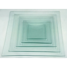  Üvegtál négyzet 25cm x 25cm dekorálható tárgy