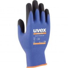Uvex Athletic Lite védőkesztyű mikrohabbal mártott poliamid, kék/fekete, 7