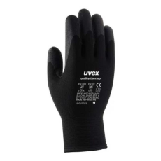 Uvex Kesztyű UVEX Unilite Thermo bélelt, polimer bevonat, akril és gyapjú alapanyag, fekete, 10