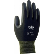 Uvex Kesztyű Uvex uniPUr nylon tenyerén PU mártás fekete 10