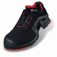 Uvex X-TENDED SUPPORT FEKETE/PIROS S3 SRC ESD munkavédelmi cipő U85162