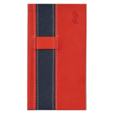  V035 Vario álló zsebnaptár - Piros-Kék naptár, kalendárium
