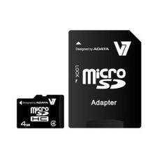 V7 microSDHC 4GB + Adapter memóriakártya