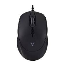 V7 MU350 USB Wired Pro Silent Mouse Black egér