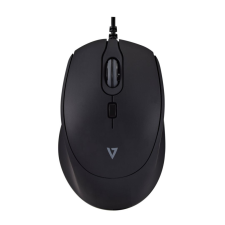  V7 MU350 USB Wired Pro Silent Mouse Black (MU350) egér