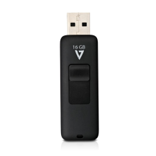 V7 Pen Drive 16GB USB 2.0 V7 Slide-In fekete (VF216GAR-3E) (VF216GAR-3E) pendrive