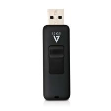 V7 - Slider USB 2.0 32GB - FEKETE pendrive