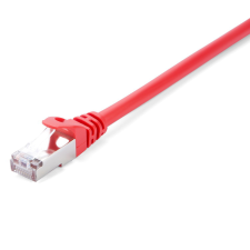 V7 - STP Cat6 patch kábel 10m - V7CAT6STP-10M-RED-1E kábel és adapter