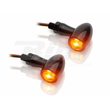 V PARTS Alumínium LED Irányjelző Szett Átlátszó Univerzális motorkerékpár irányjelző