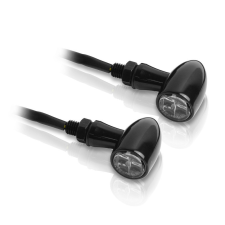 V PARTS Alumínium LED Irányjelző Szett Átlátszó Univerzális motorkerékpár irányjelző