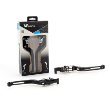 V PARTS Összecsukható Karok 177mm CNC Fekete/Alumínium Csavarokkal Adapterekkel Párosban Yamaha egyéb motorkerékpár alkatrész