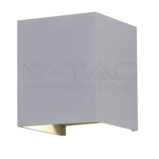 V-tac 12W LED Fali lámpa Bridgelux Chip szürke színű négyzet alakú 4000K - 8532 világítás