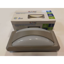 V-tac 12W LED Fali lámpatest természetes fehér, szürke házzal IP65 kültéri világítás