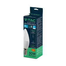 V-tac 3.7W E14 meleg fehér C37 LED gyertya égő - SKU 8040 izzó