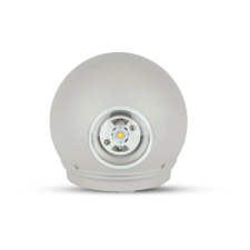 V-tac 4W kültéri, szürke, fali LED lámpa meleg fehér - SKU 218305 kültéri világítás
